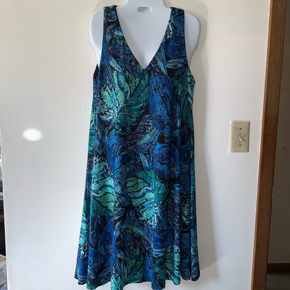 Anne Klein Multi Color Floral Dress.